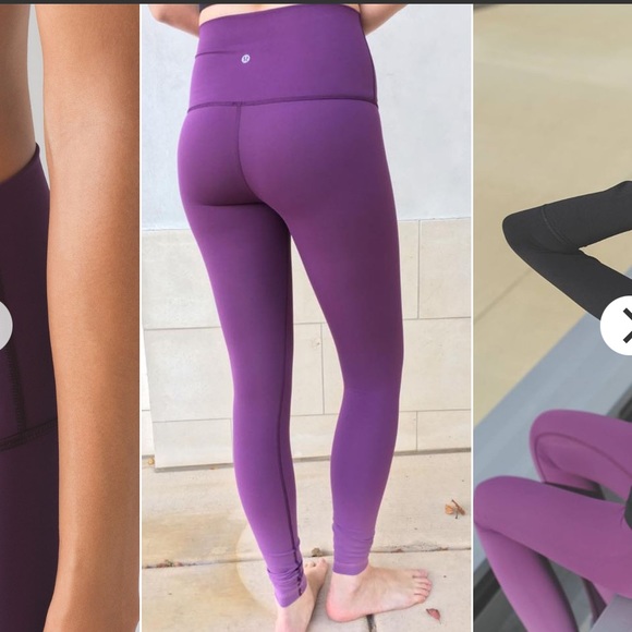 LuluLemon Wunder Under High Rise ombre leggings - Picture 3 of 14